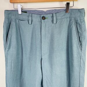 Orvis Linen Pants Mens 31x26 Orvis Linen Chinos Mens Pants Blue Linen Pants 31